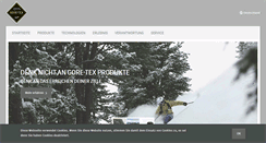 Desktop Screenshot of gore-tex.de